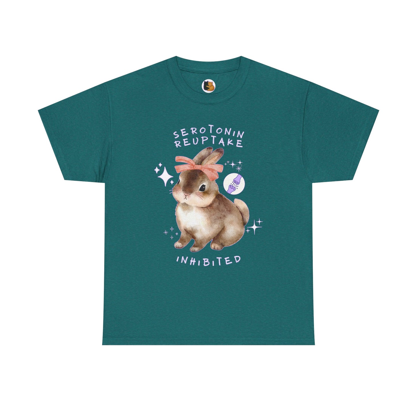 Serotonin Reuptake = Inhibited Tee