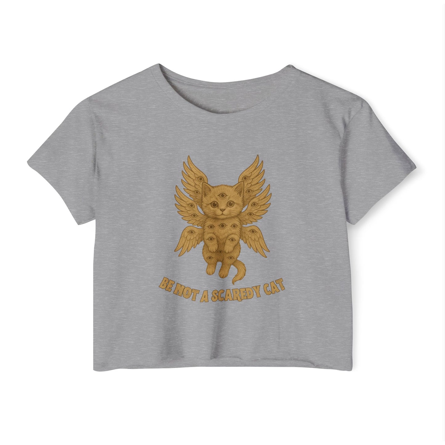 Be Not A Scaredy Cat Crop Top