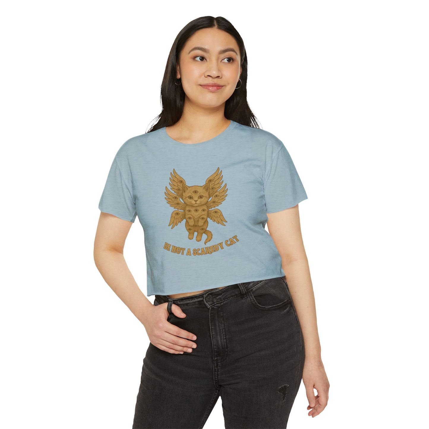 Be Not A Scaredy Cat Crop Top