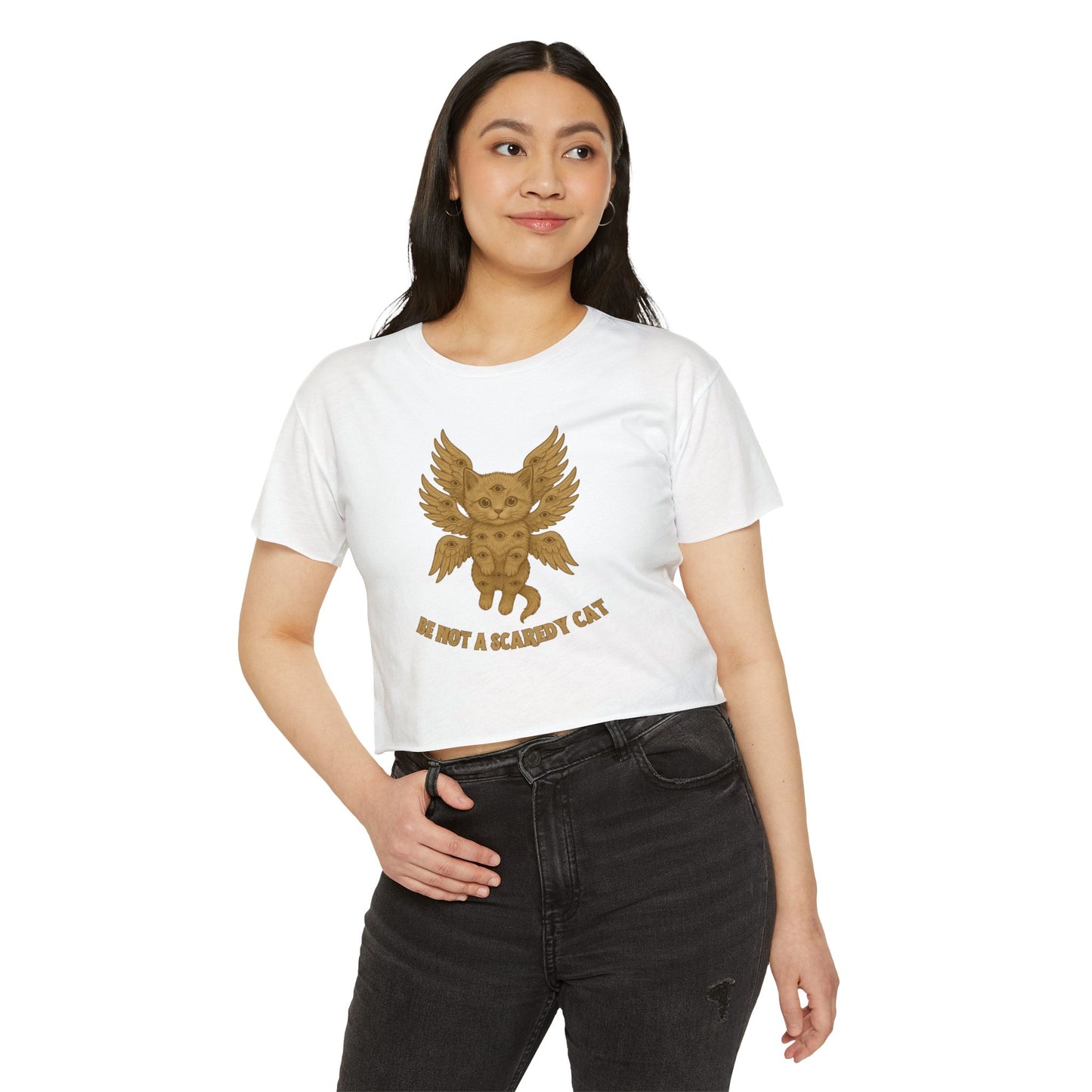 Be Not A Scaredy Cat Crop Top