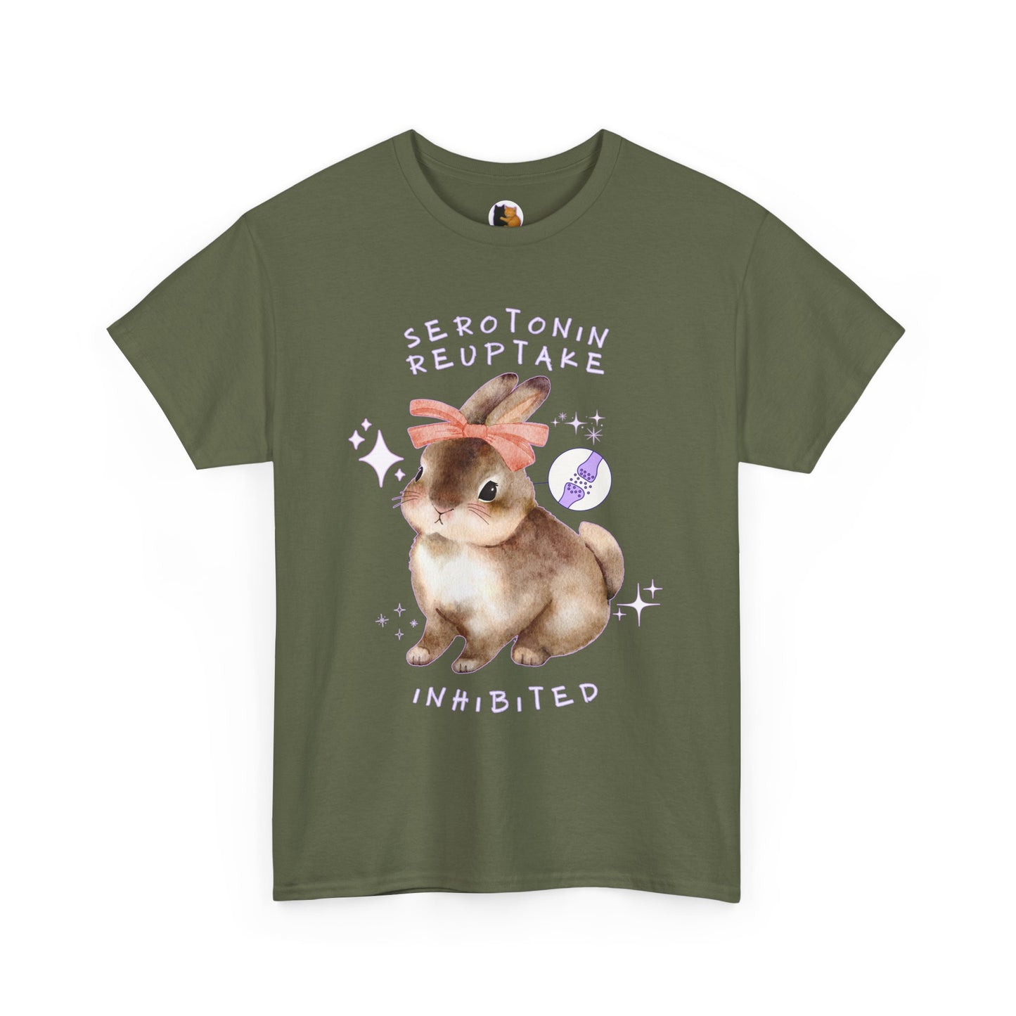 Serotonin Reuptake = Inhibited Tee