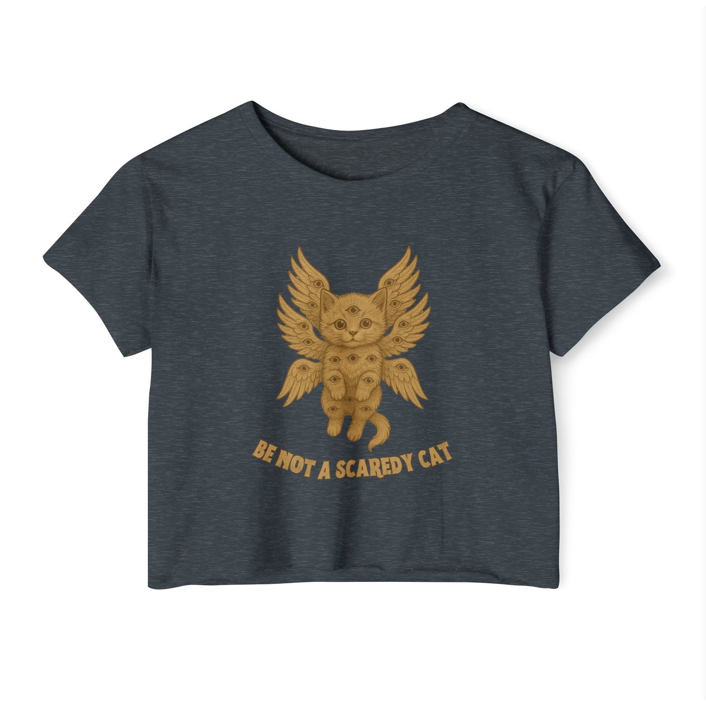 Be Not A Scaredy Cat Crop Top