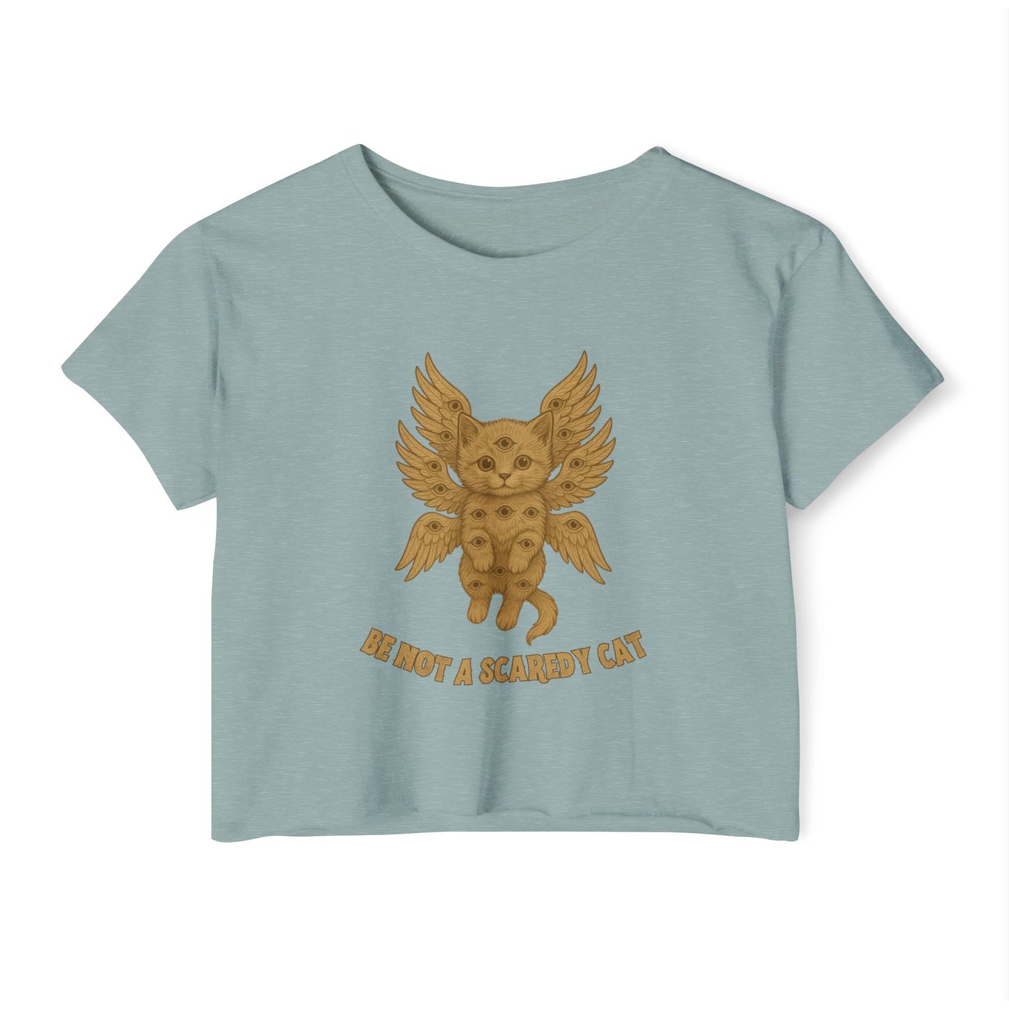 Be Not A Scaredy Cat Crop Top