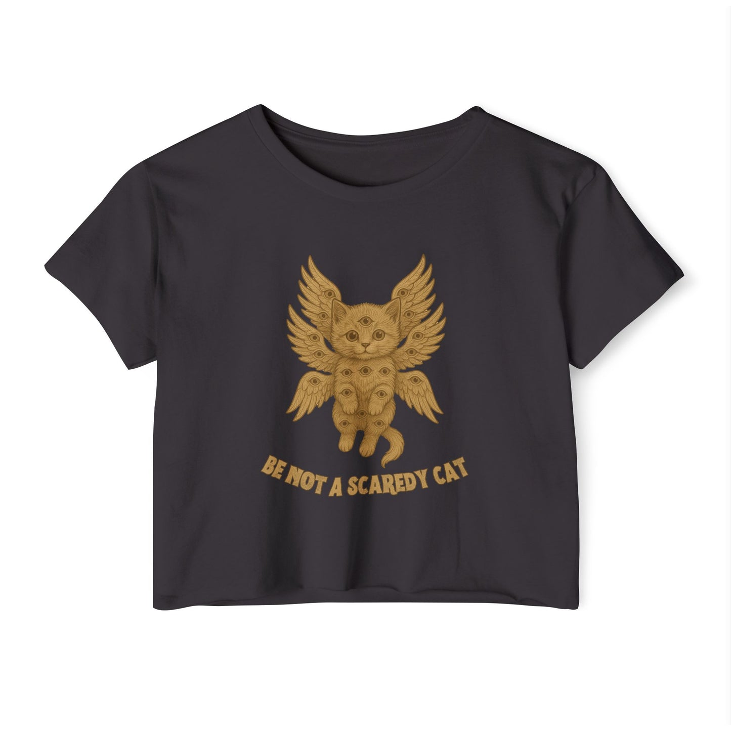Be Not A Scaredy Cat Crop Top