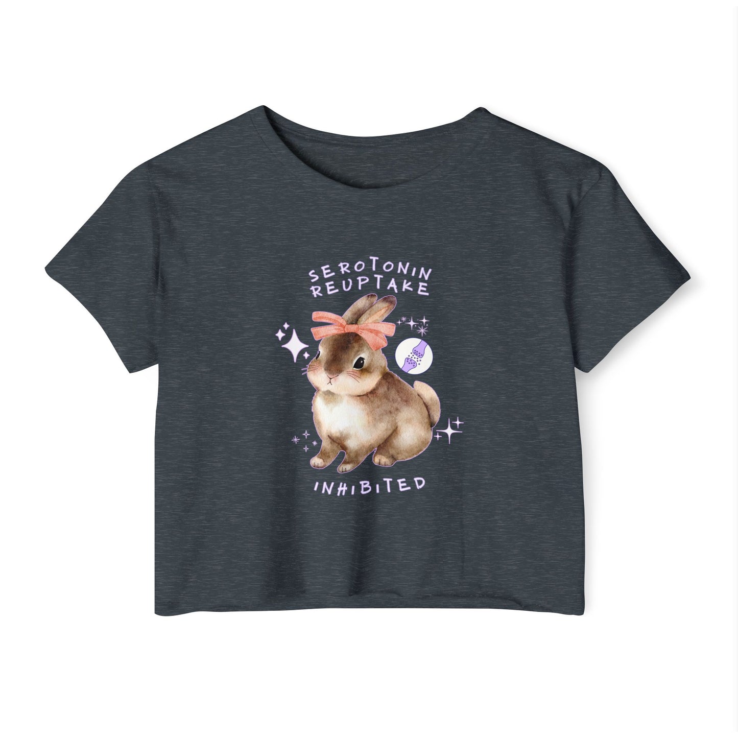 Serotonin Reuptake = Inhibited Crop Top
