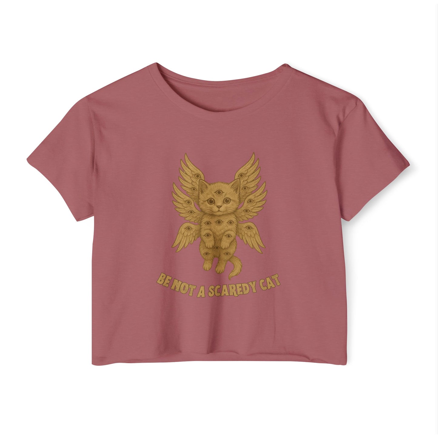 Be Not A Scaredy Cat Crop Top
