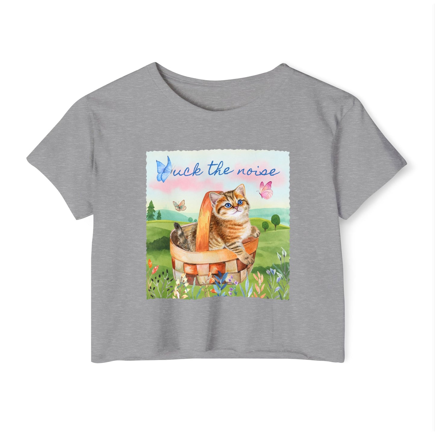 F*ck The Noise Crop Top