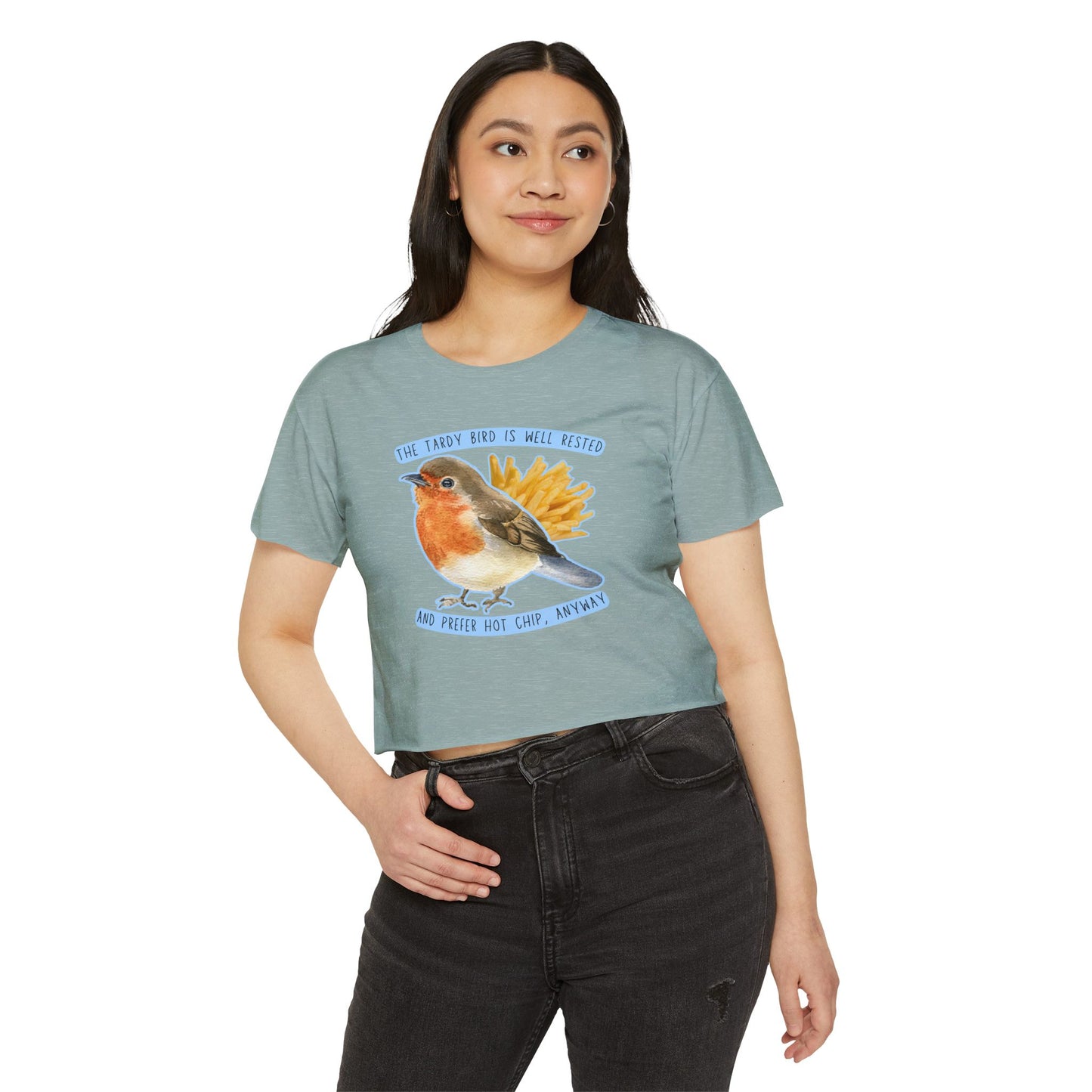 Tardy Bird Crop Top