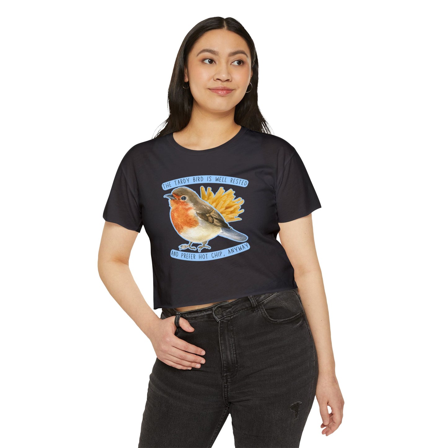 Tardy Bird Crop Top