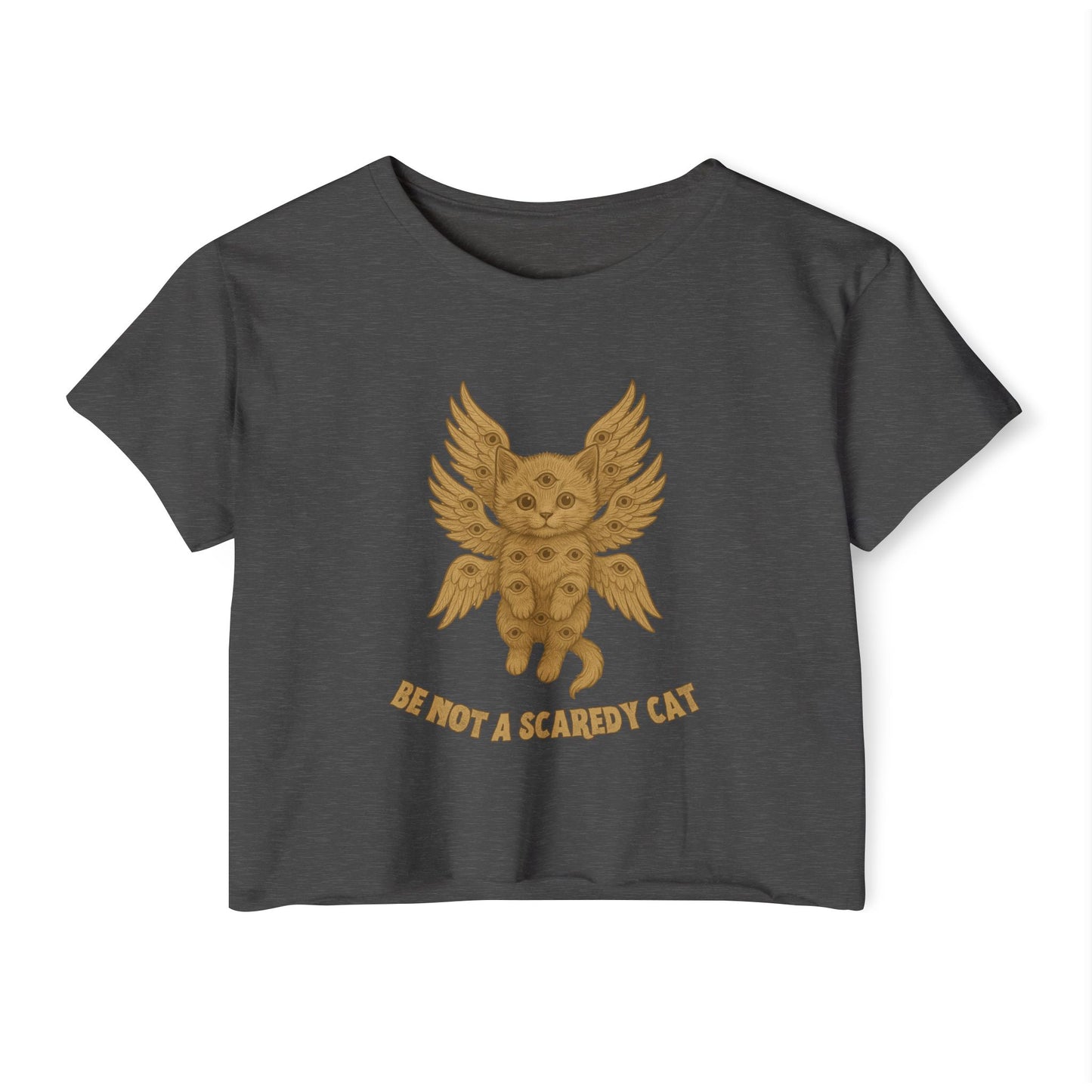 Be Not A Scaredy Cat Crop Top