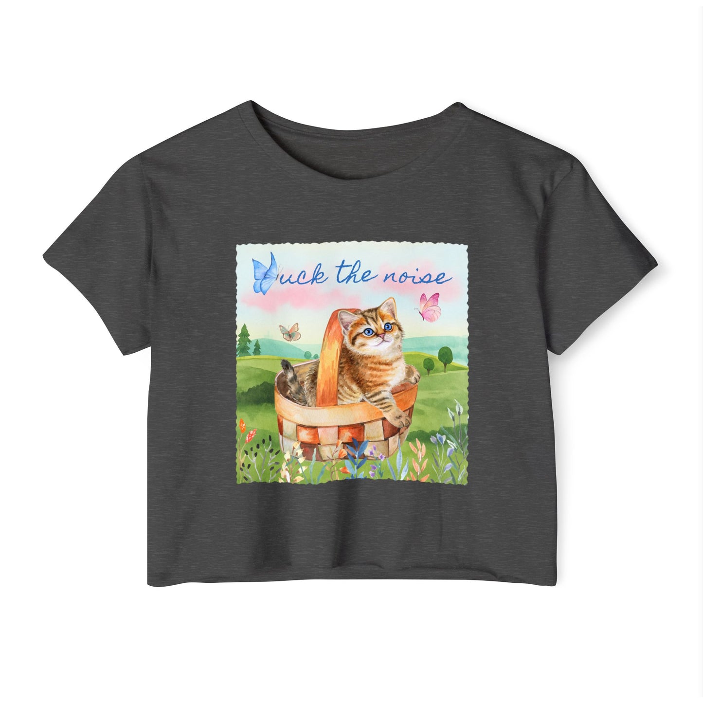 F*ck The Noise Crop Top