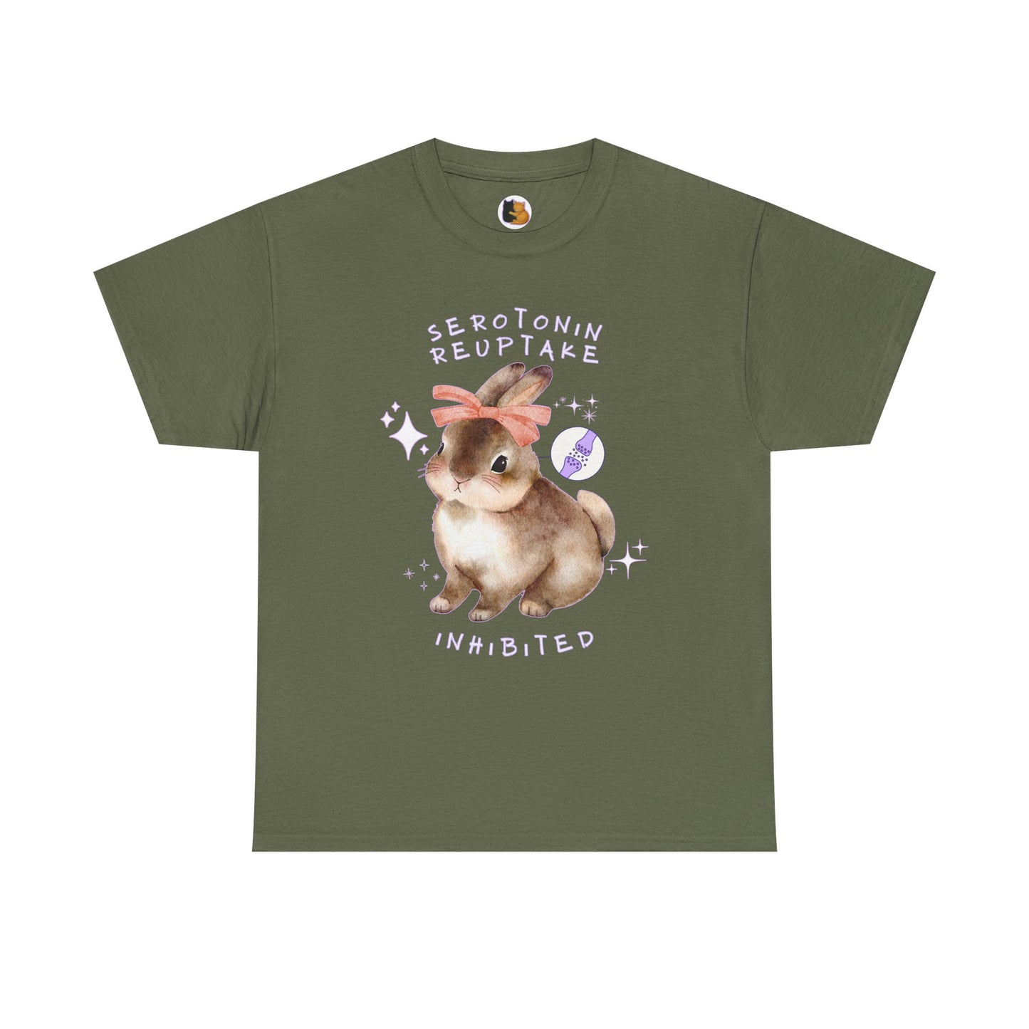 Serotonin Reuptake = Inhibited Tee
