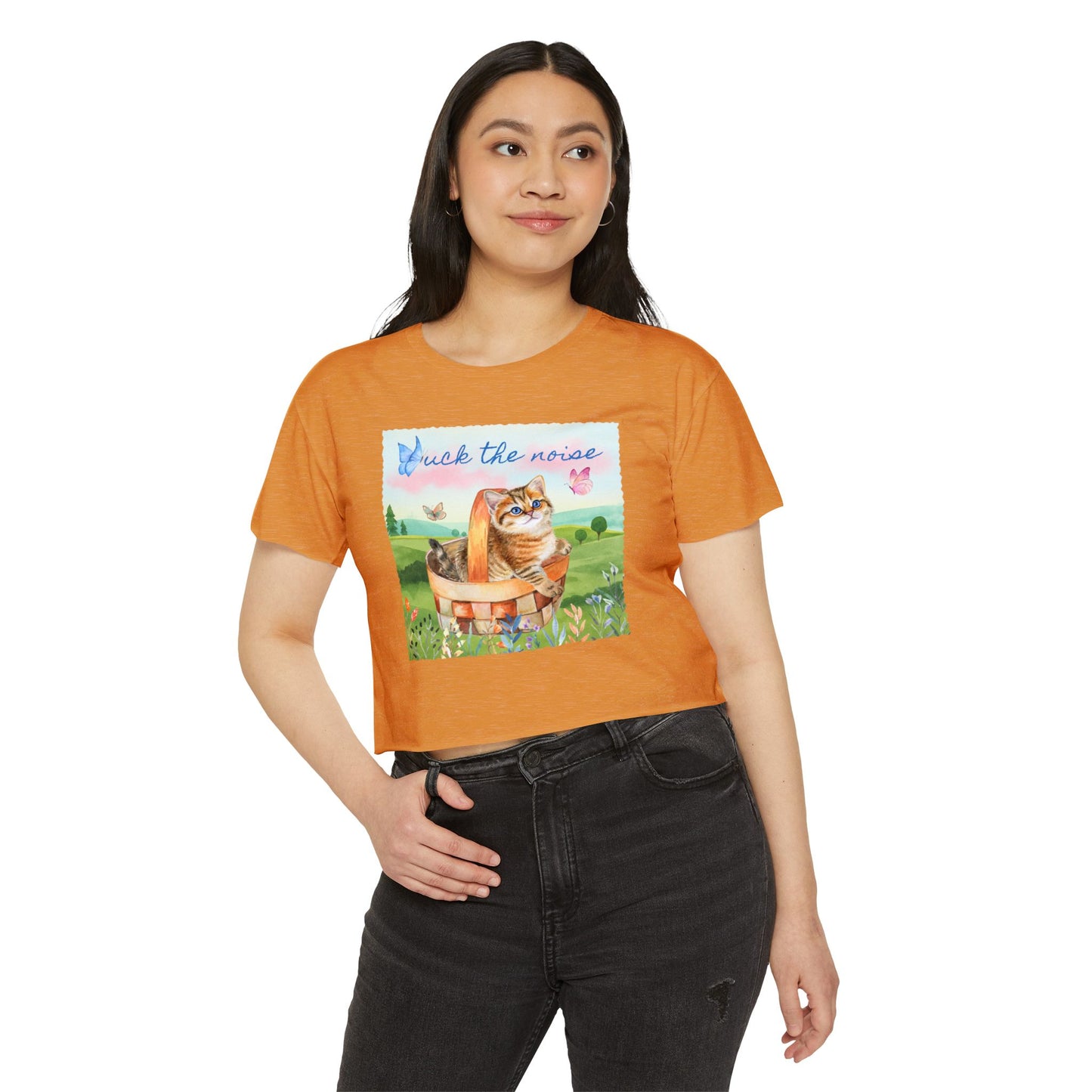 F*ck The Noise Crop Top