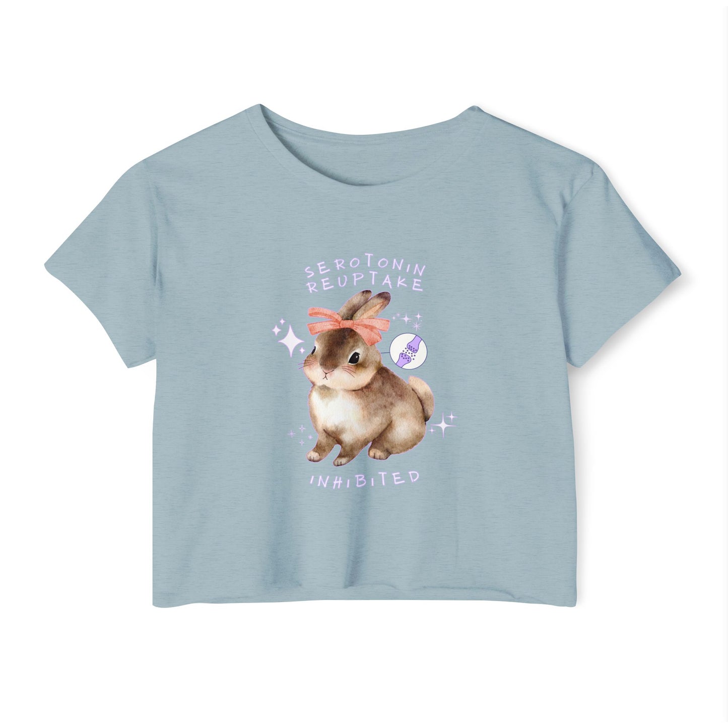 Serotonin Reuptake = Inhibited Crop Top