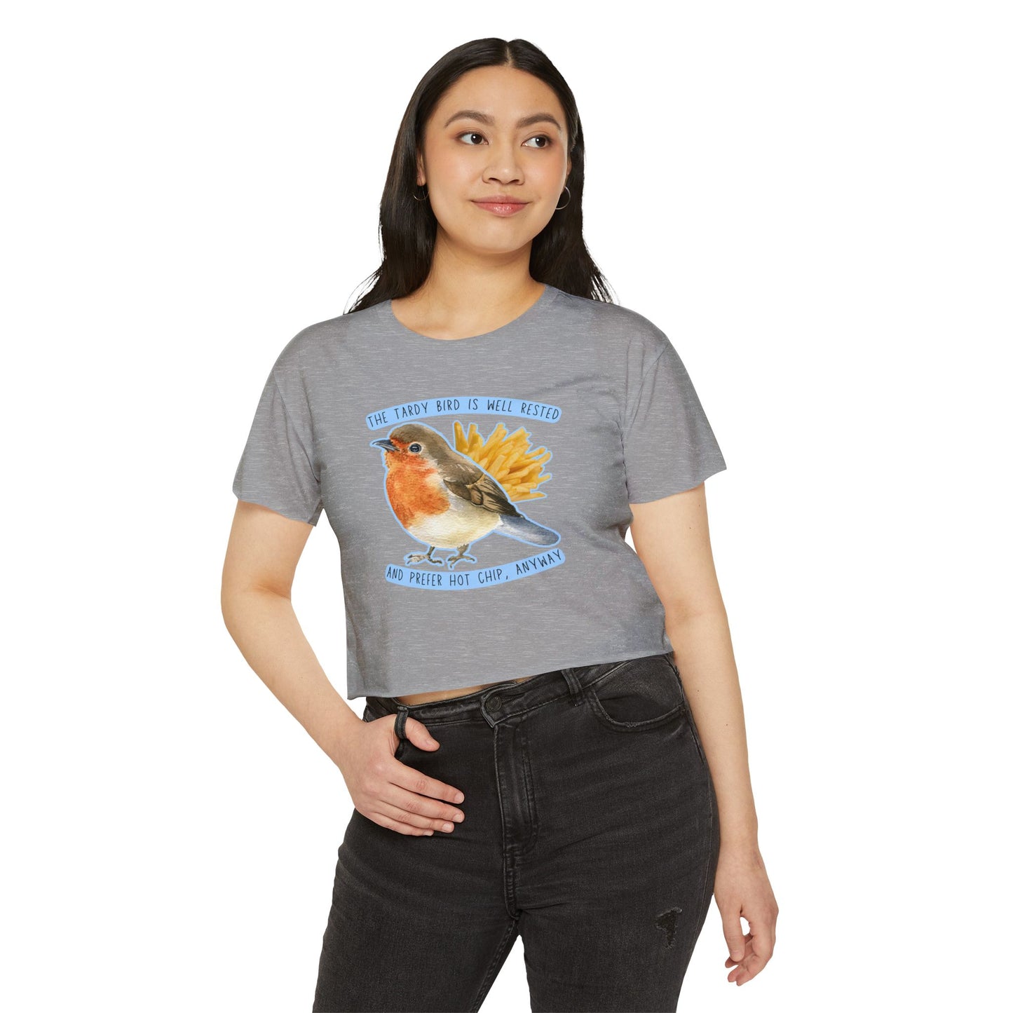Tardy Bird Crop Top