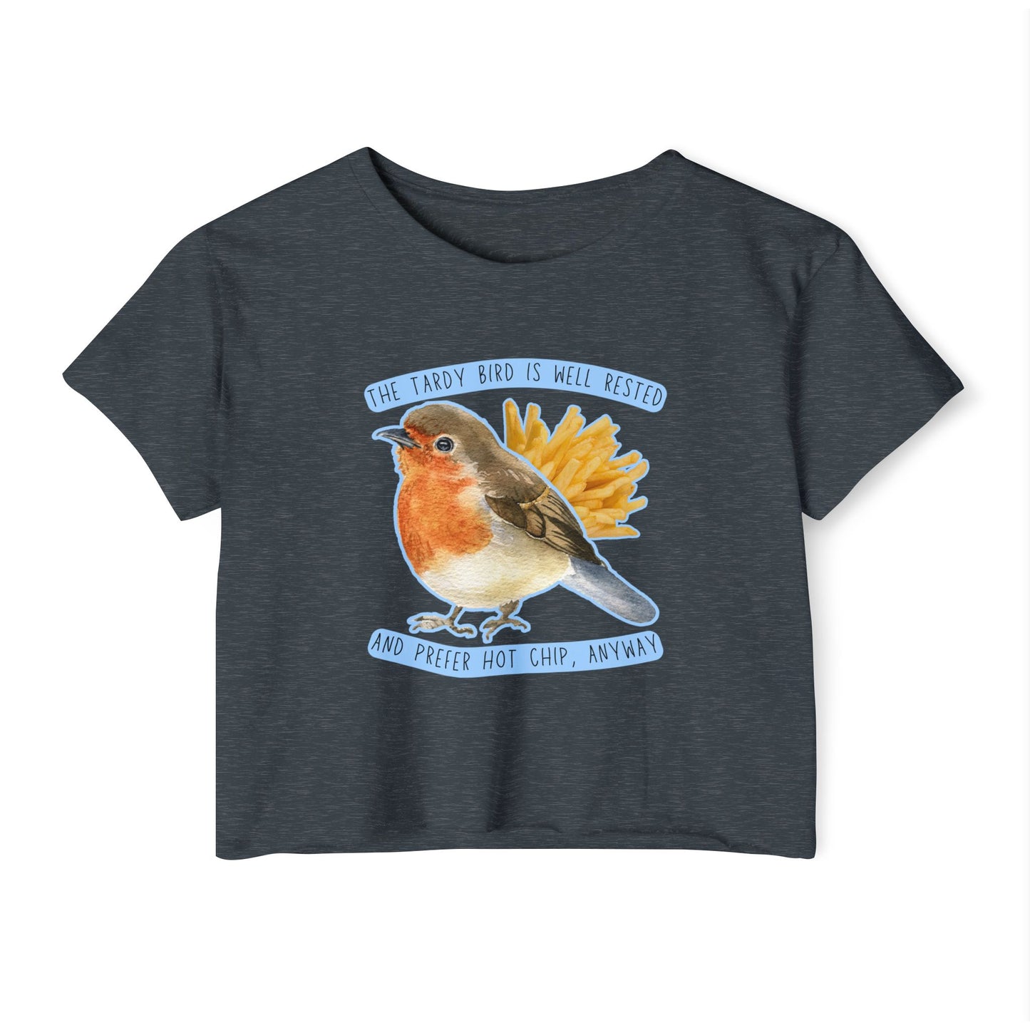 Tardy Bird Crop Top