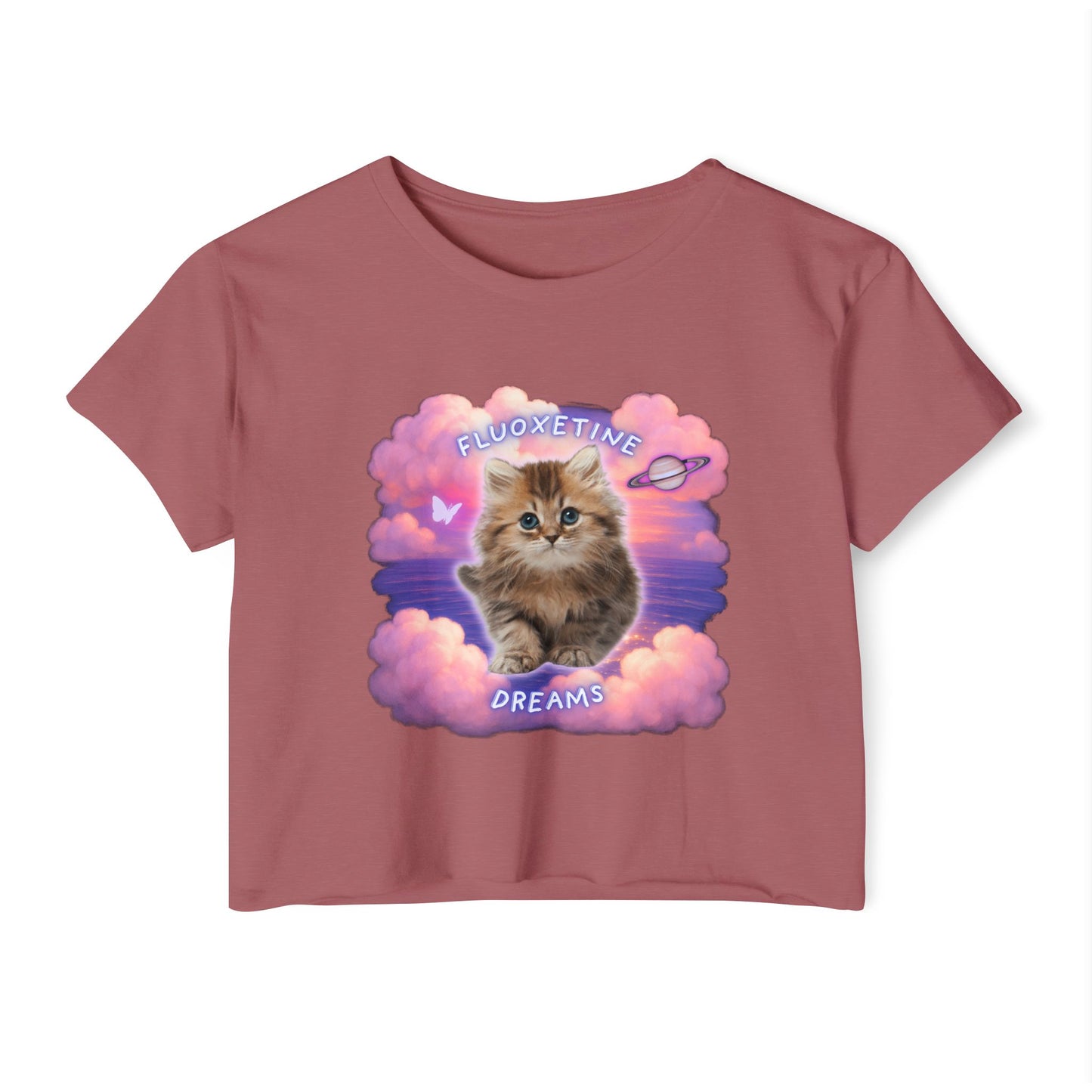Fluoxetine Dreams Crop Top