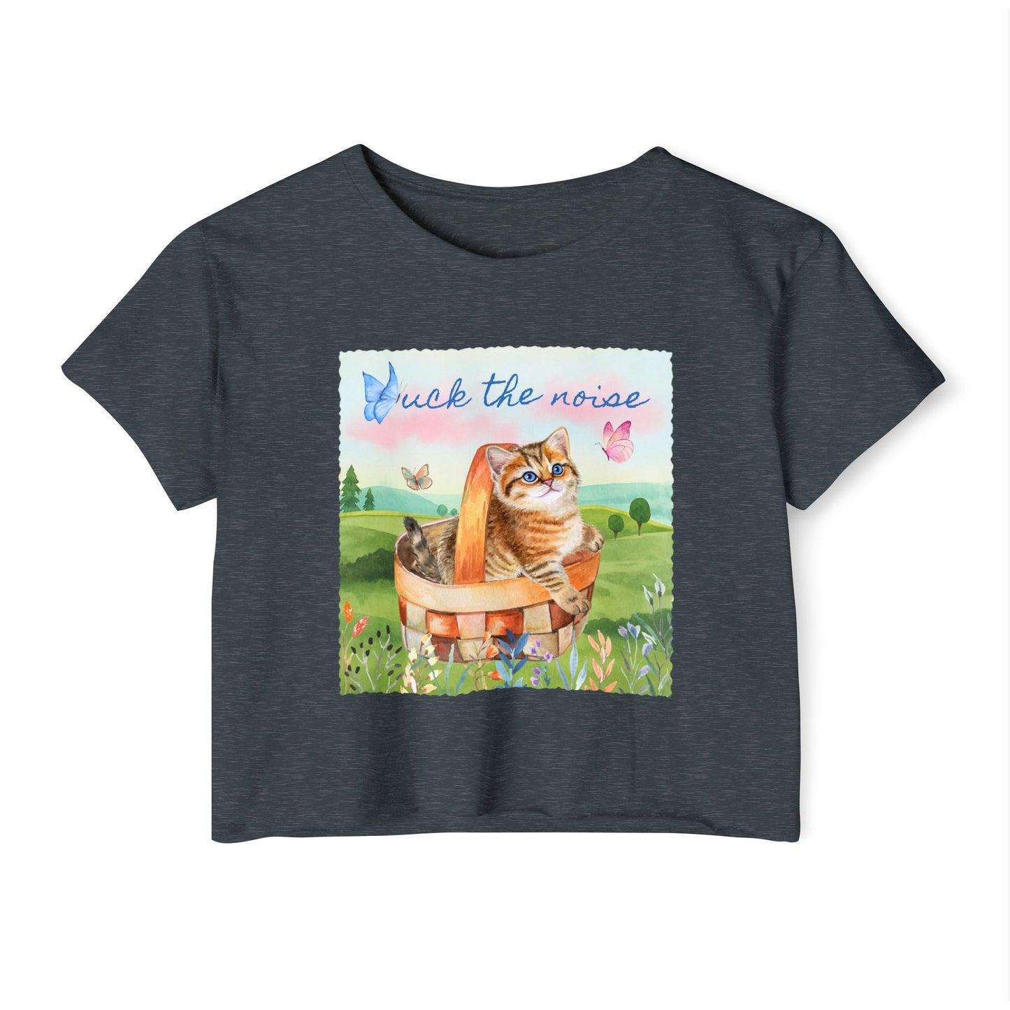 F*ck The Noise Crop Top