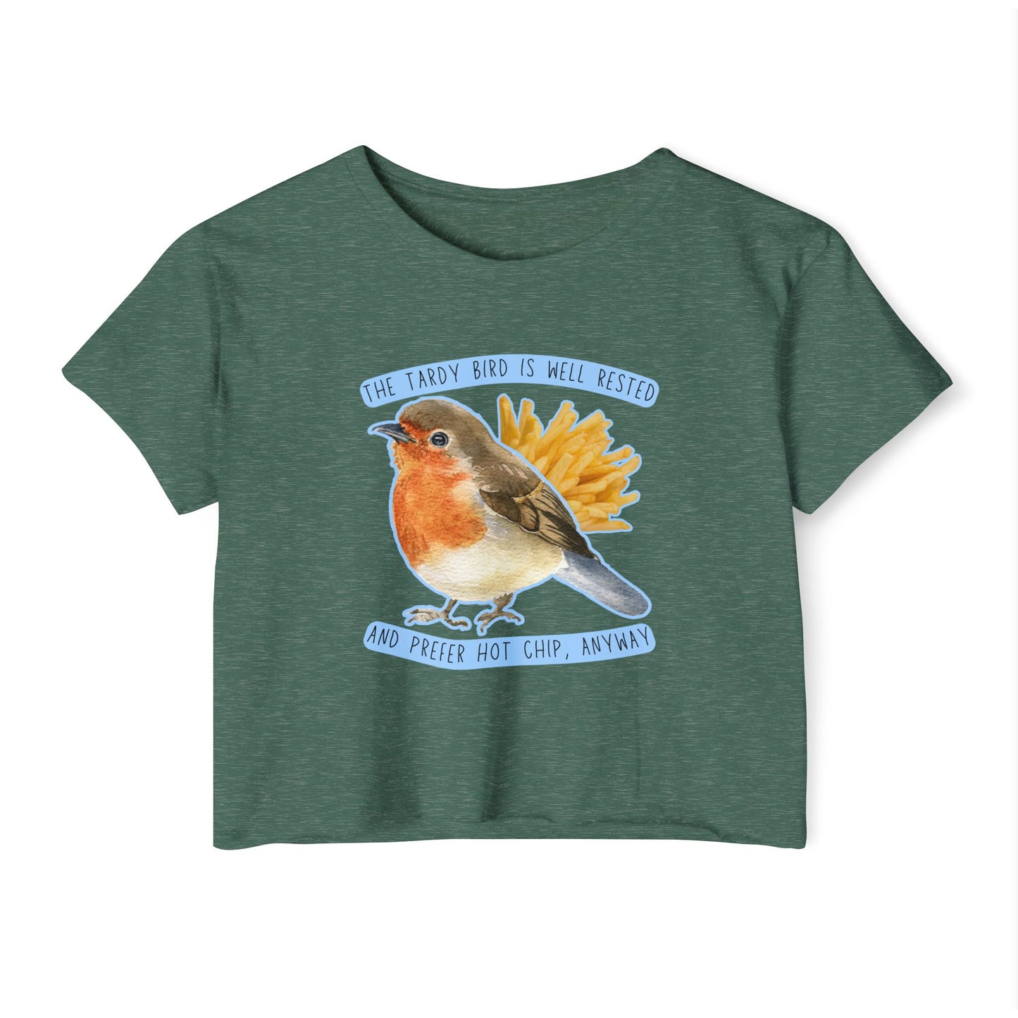Tardy Bird Crop Top