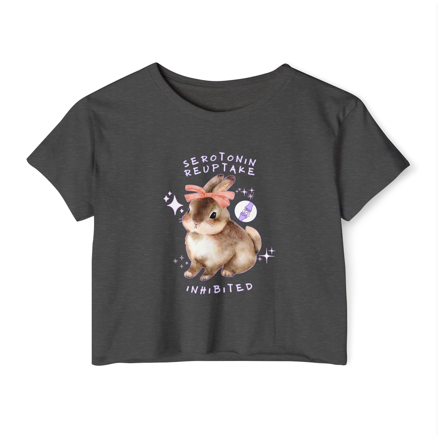 Serotonin Reuptake = Inhibited Crop Top
