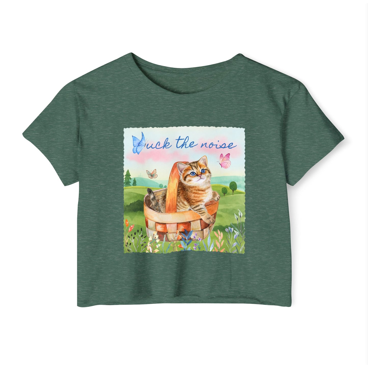 F*ck The Noise Crop Top