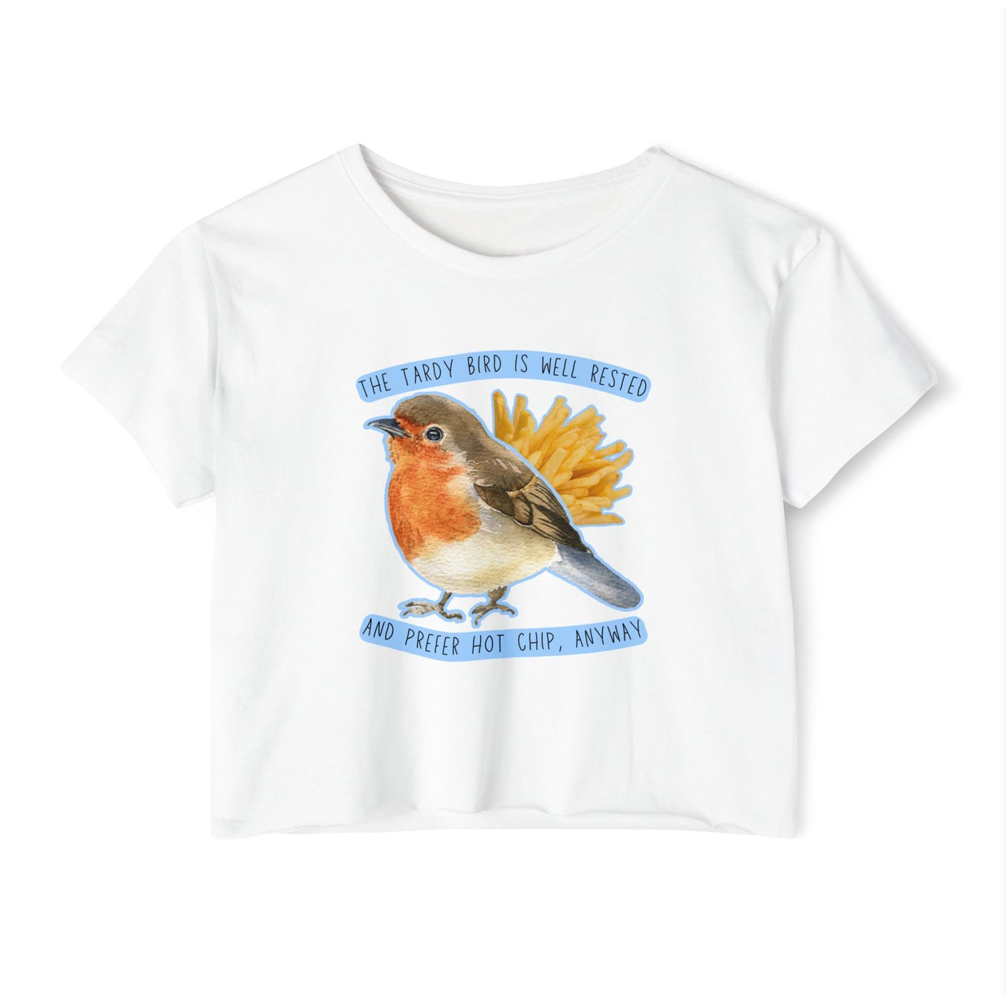 Tardy Bird Crop Top