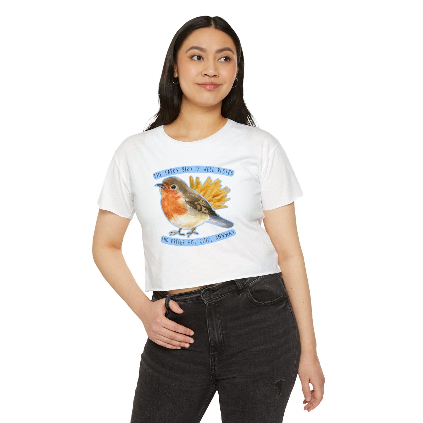 Tardy Bird Crop Top