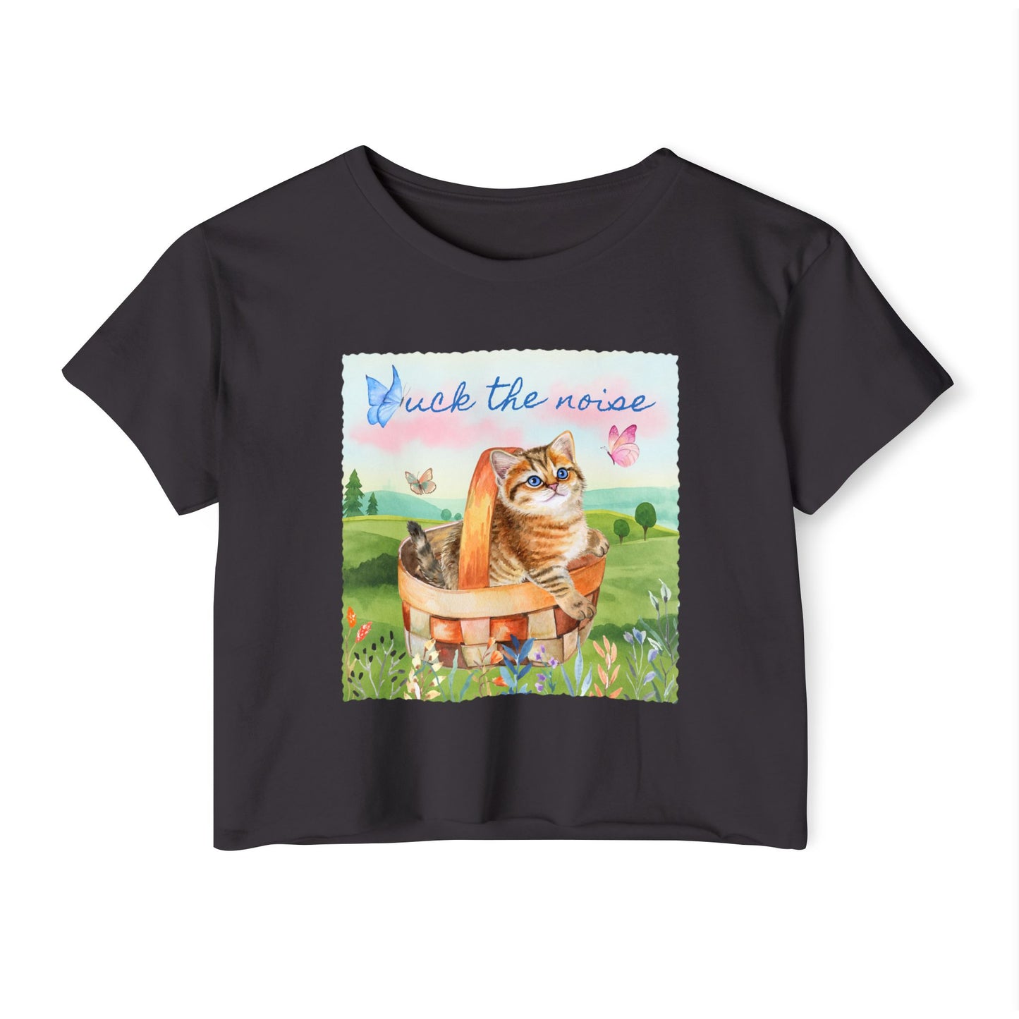 F*ck The Noise Crop Top