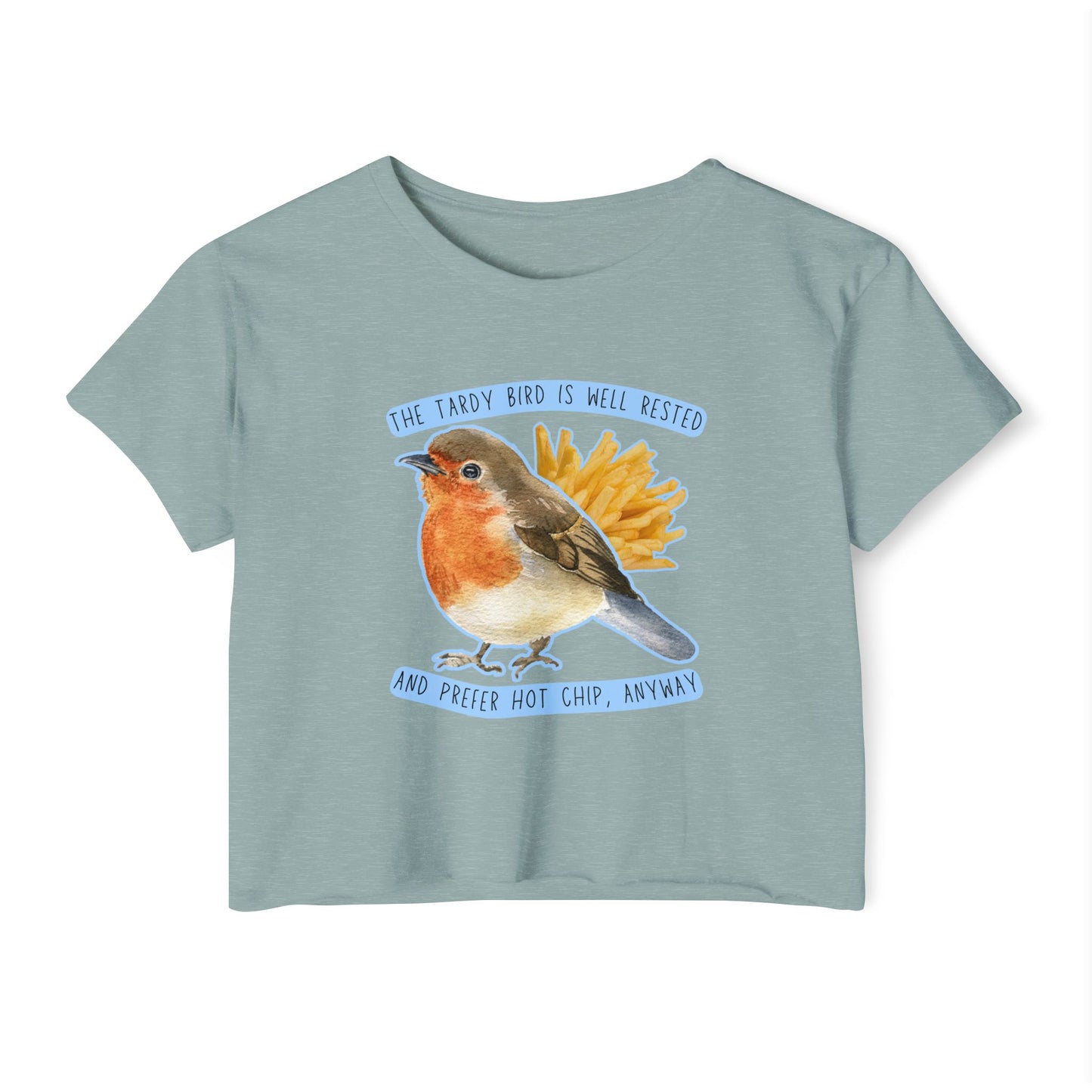 Tardy Bird Crop Top