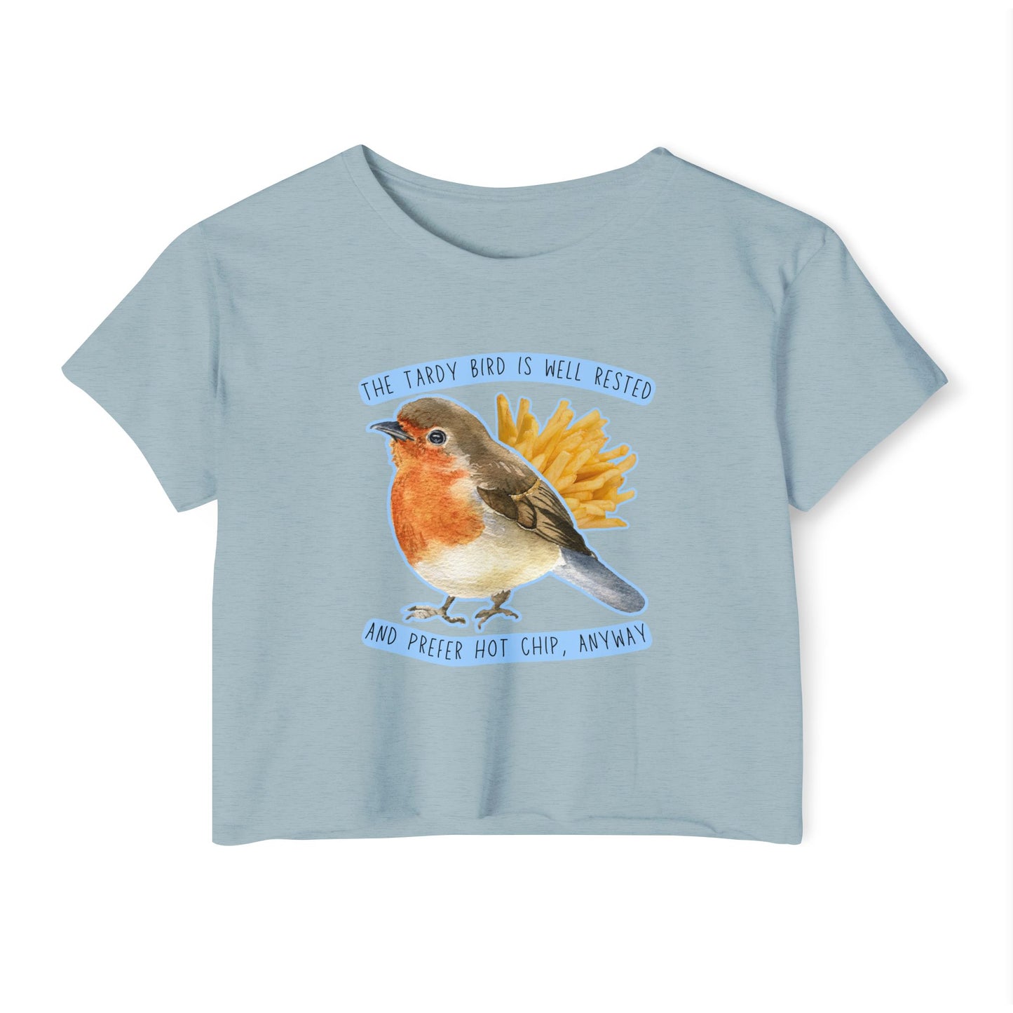 Tardy Bird Crop Top