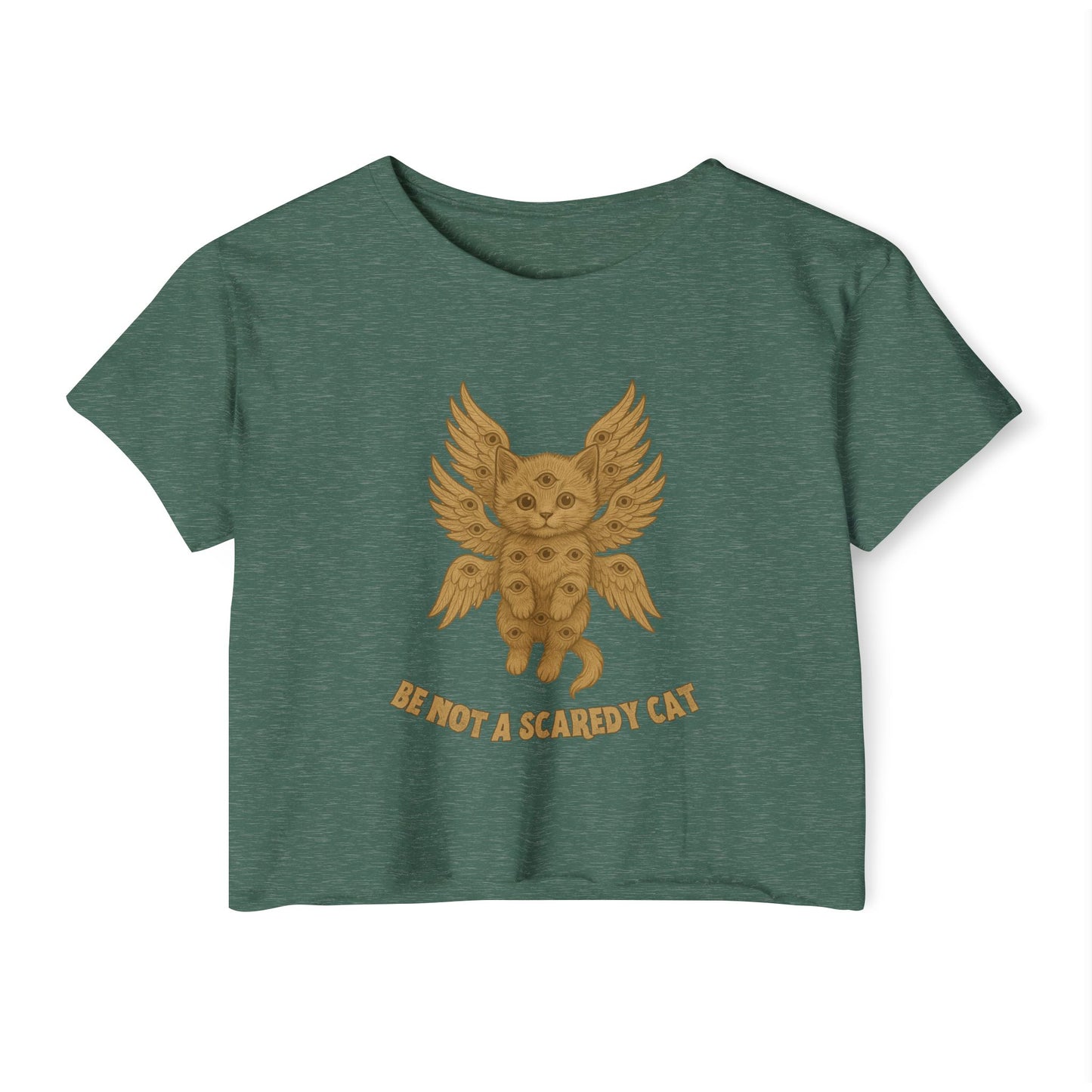 Be Not A Scaredy Cat Crop Top