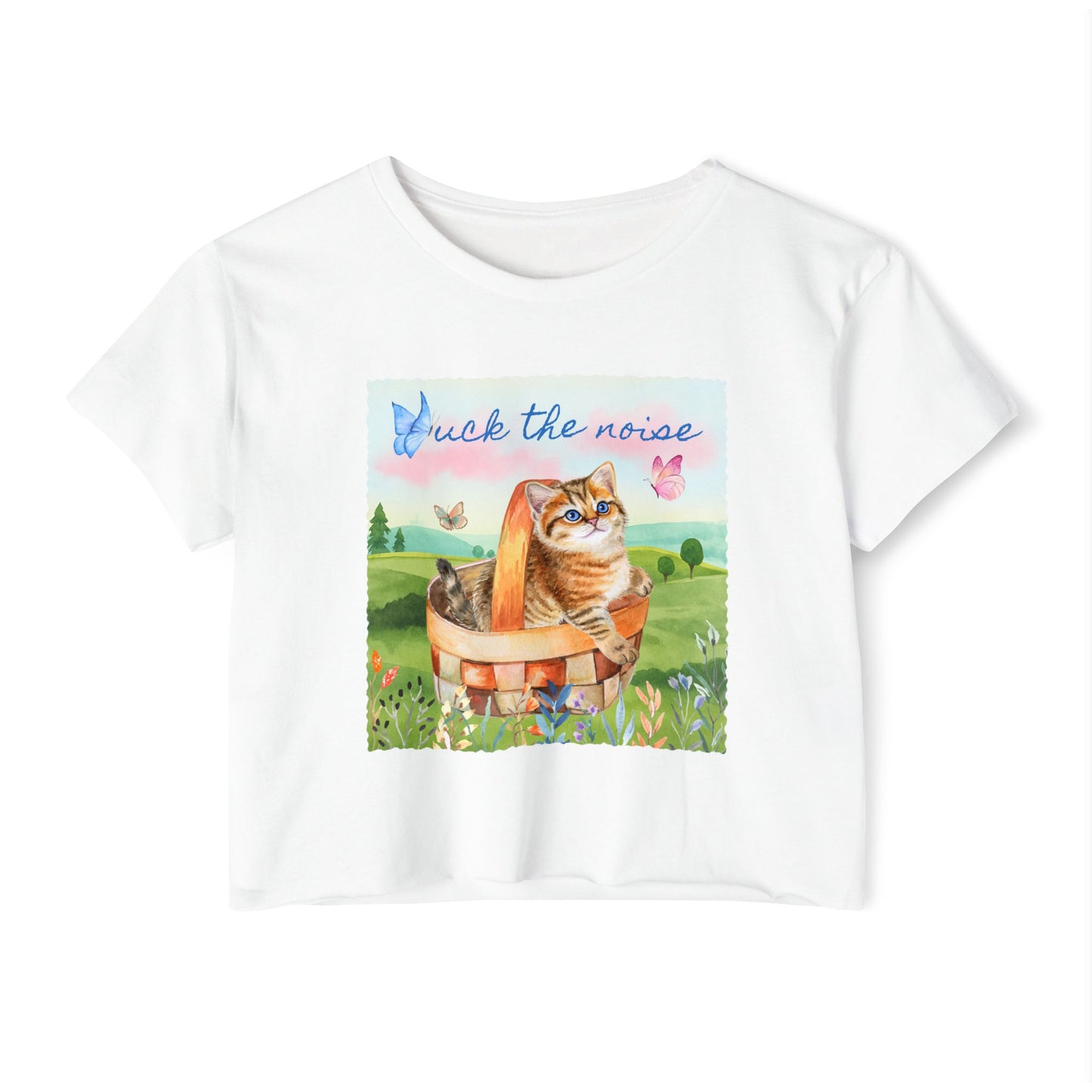 F*ck The Noise Crop Top