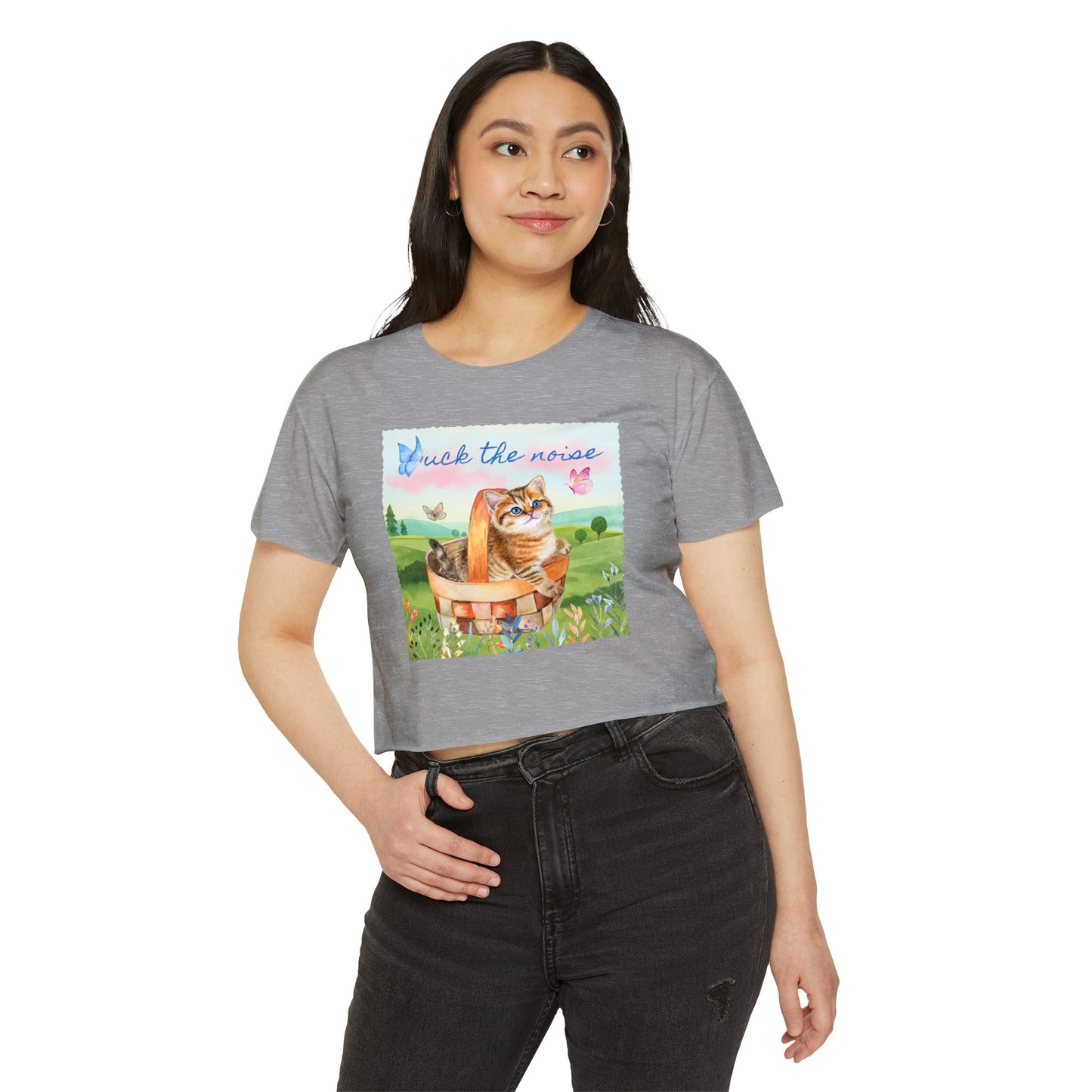 F*ck The Noise Crop Top