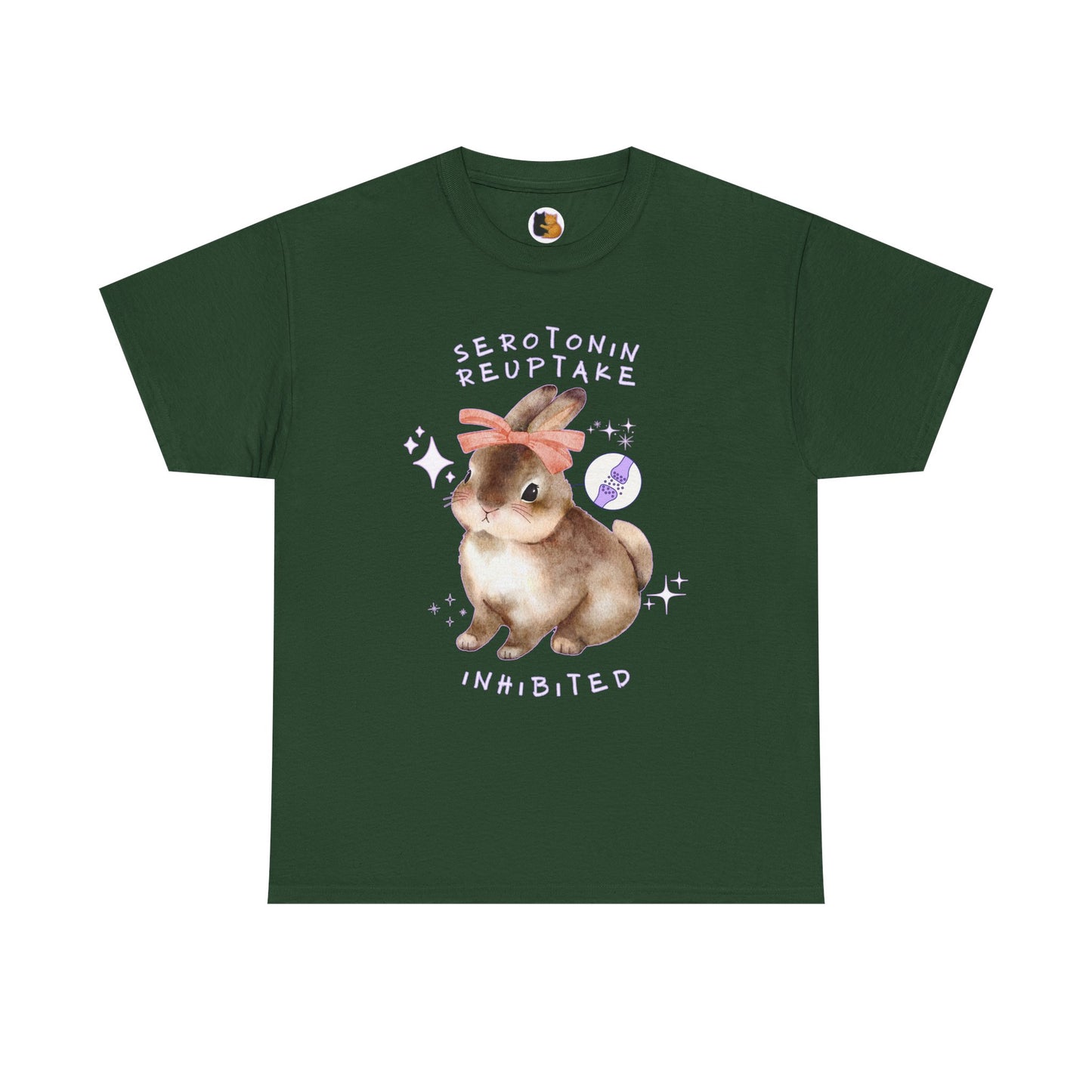 Serotonin Reuptake = Inhibited Tee