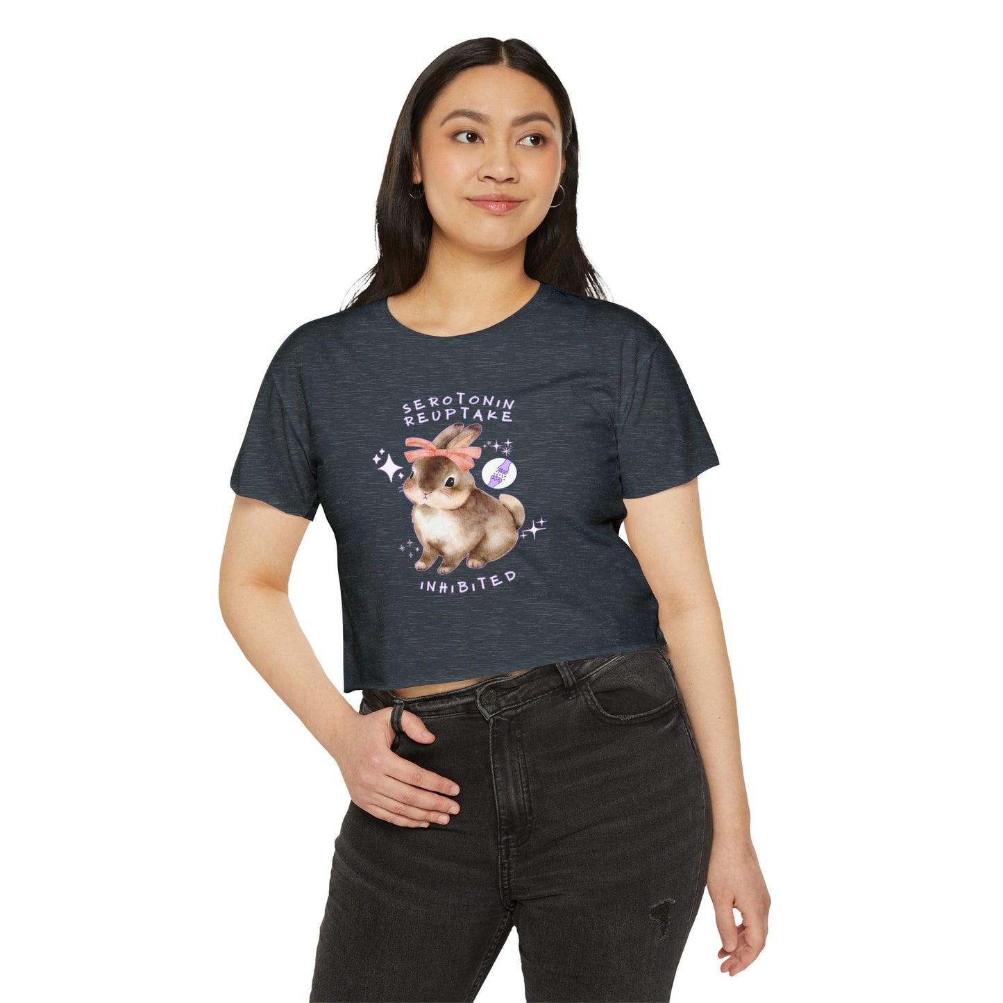 Serotonin Reuptake = Inhibited Crop Top