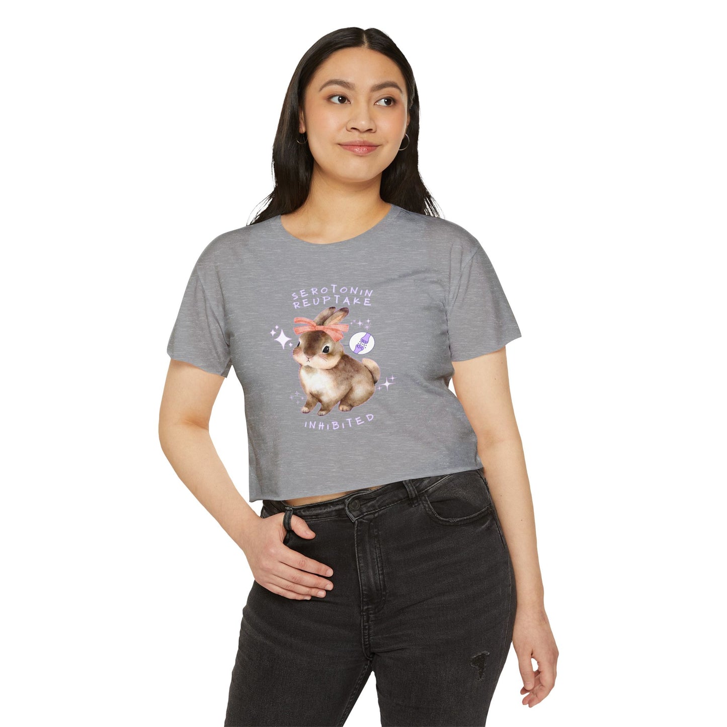 Serotonin Reuptake = Inhibited Crop Top